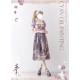 Cyans Qing Oil Painting Blooming Shade Short and Long One Piece(Leftovers/Full Payment Without Shipping)